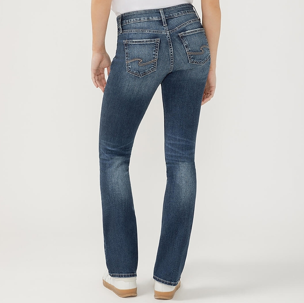 Silver jeans Suki Slim Skinny Western blue‎ jeans 33x27.